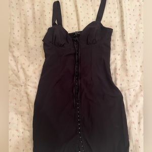 Kendall + Kylie black dress